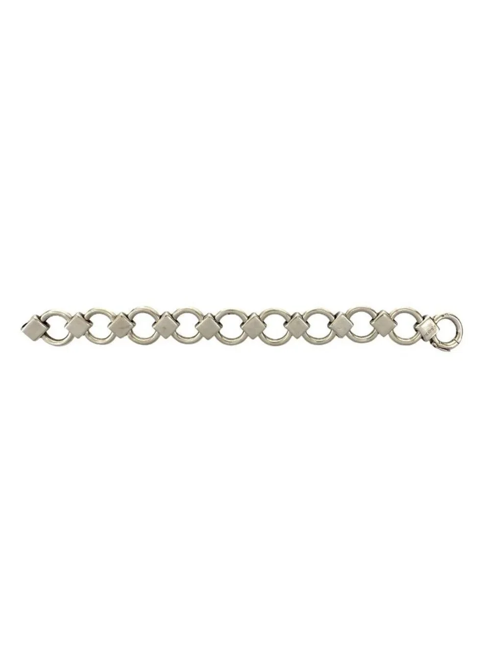 Hermes Vintage Lancelot Bracelet 925 Sterling Silver Bangle